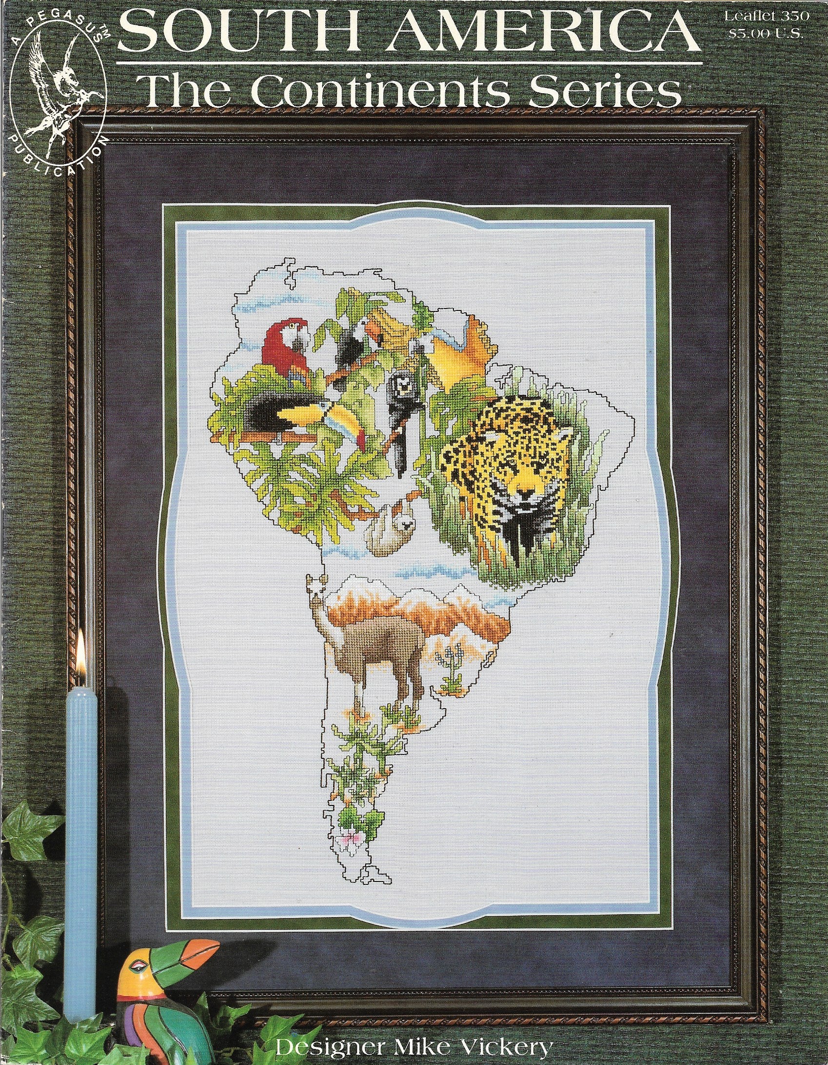 Pegasus South America The Continents Series cross stitch pattern