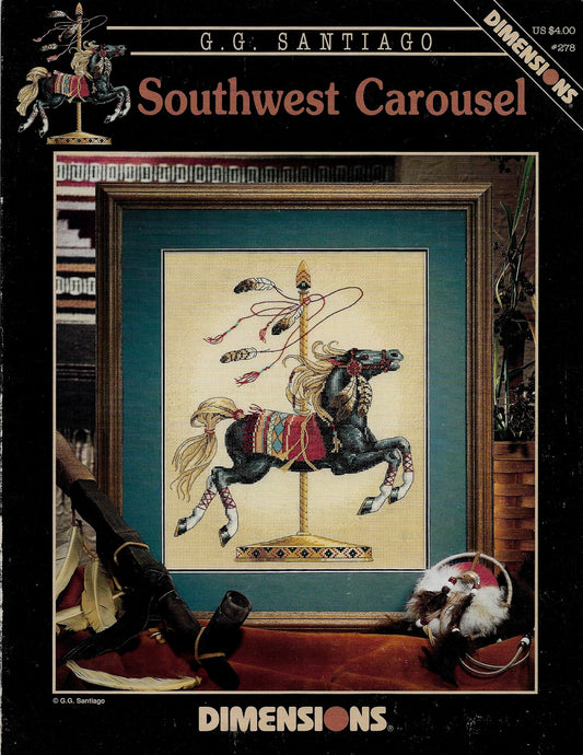 Dimensions Southwest Carousel cross stitch pattern