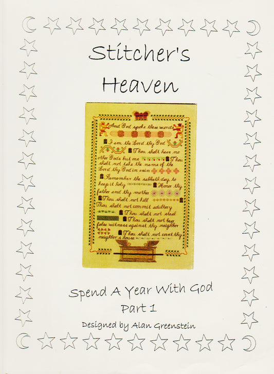 Stitcher's Heaven Spend A Year With God cross stitch pattern set