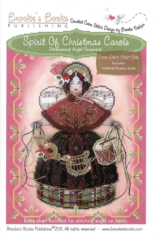 Brooke's Books Spirit of Christmas Carols ornament cross stitch pattern
