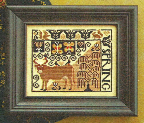 Carriage House Spring cross stitch pattern