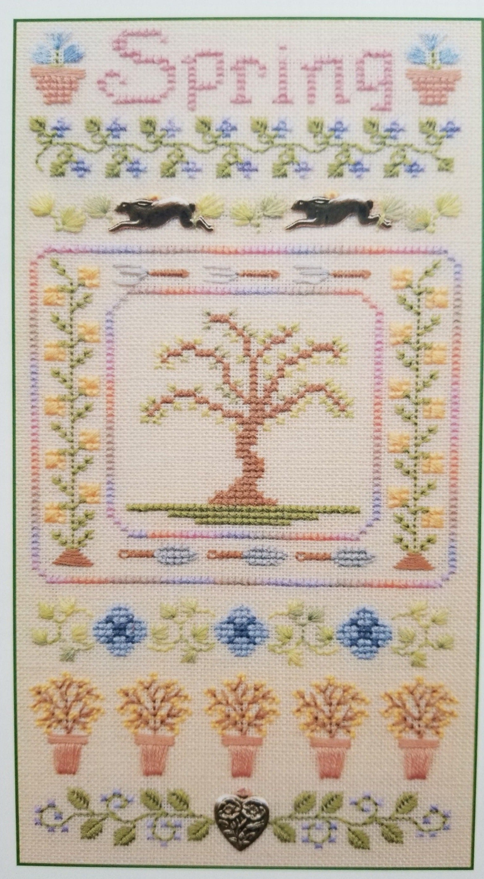 Elizabeth's Designs Spring cross stitch pattern