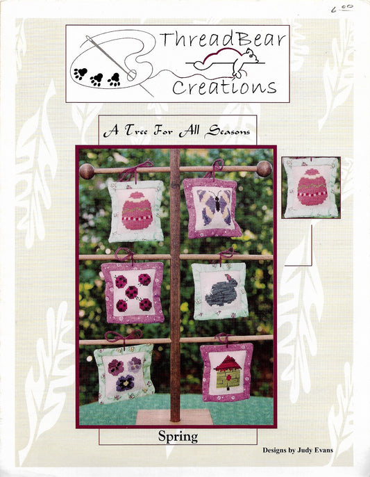 ThreadBare Creations Spring ornament cross stitch pattern