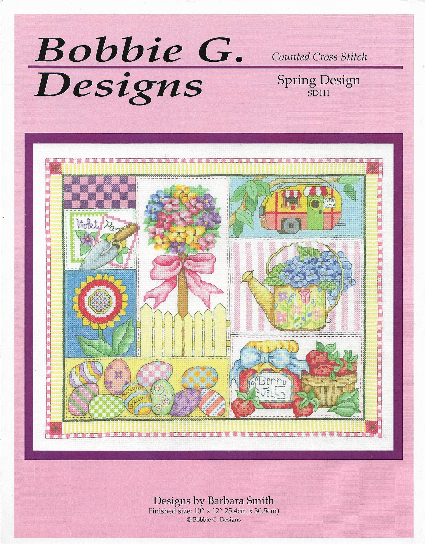 Bobbie G. Spring Design SD111 cross stitch pattern