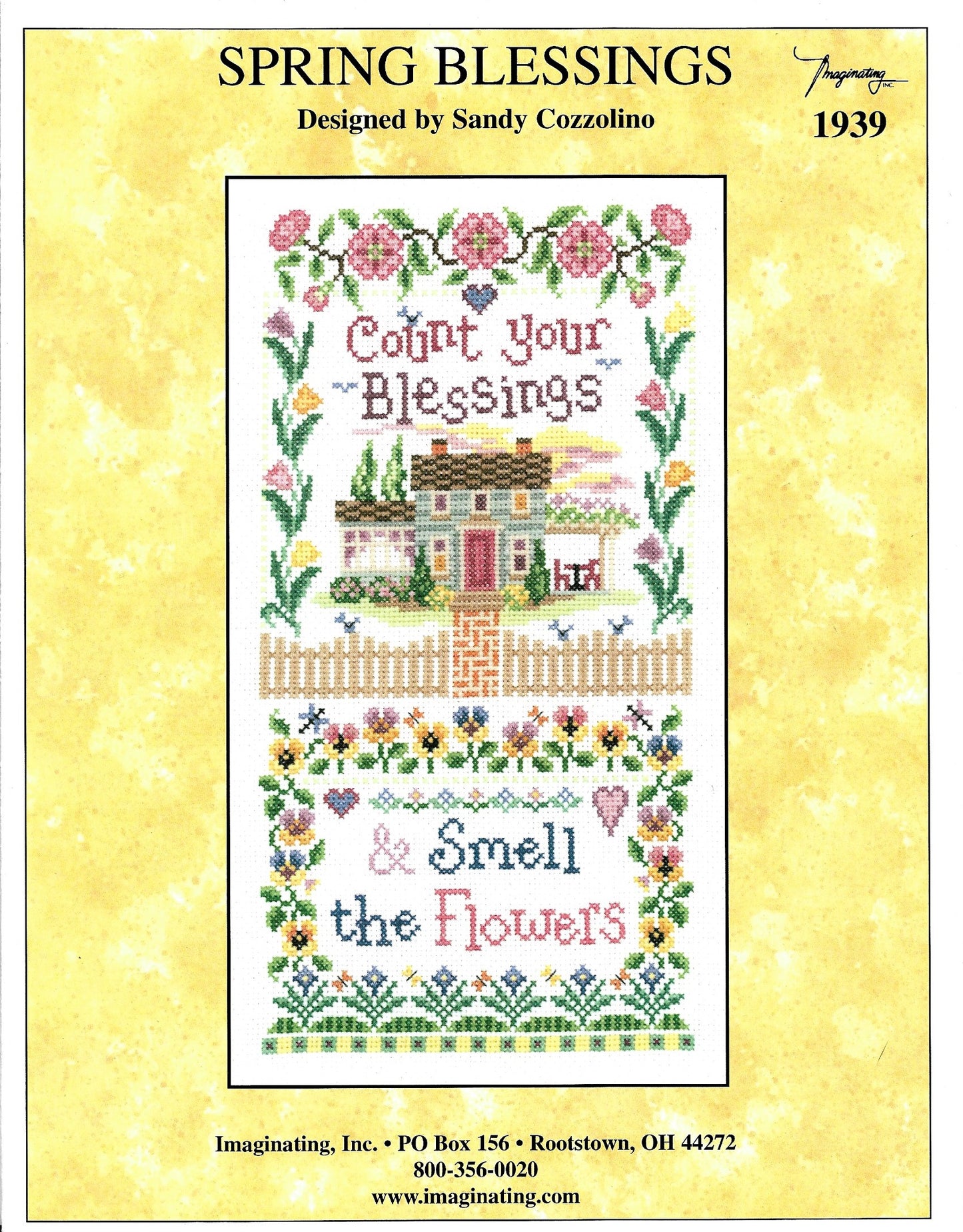 Imaginating Spring Blessings 1939 cross stitch pattern