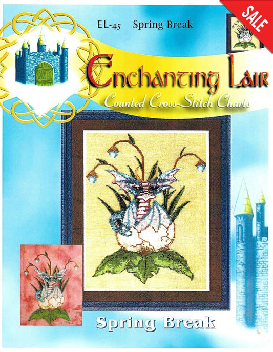 Enchanting Lair Spring Break EL-45 cross stitch pattern