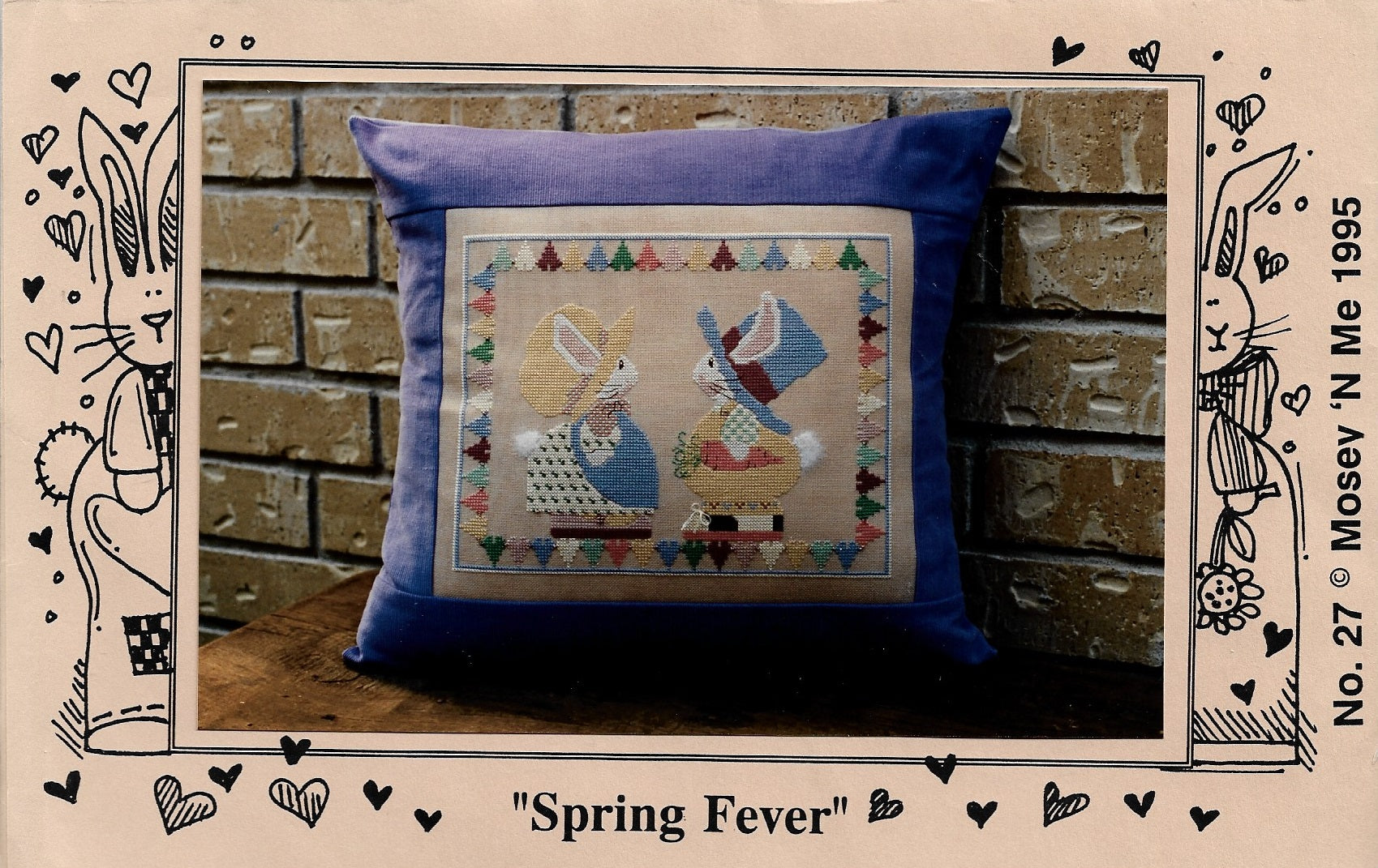 Mosey 'n Me Spring Fever cross stitch pattern