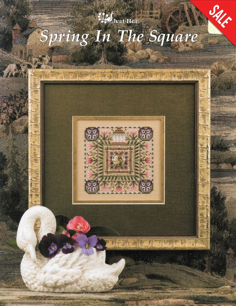 Just Nan Spring In The Square cross stitch pattern