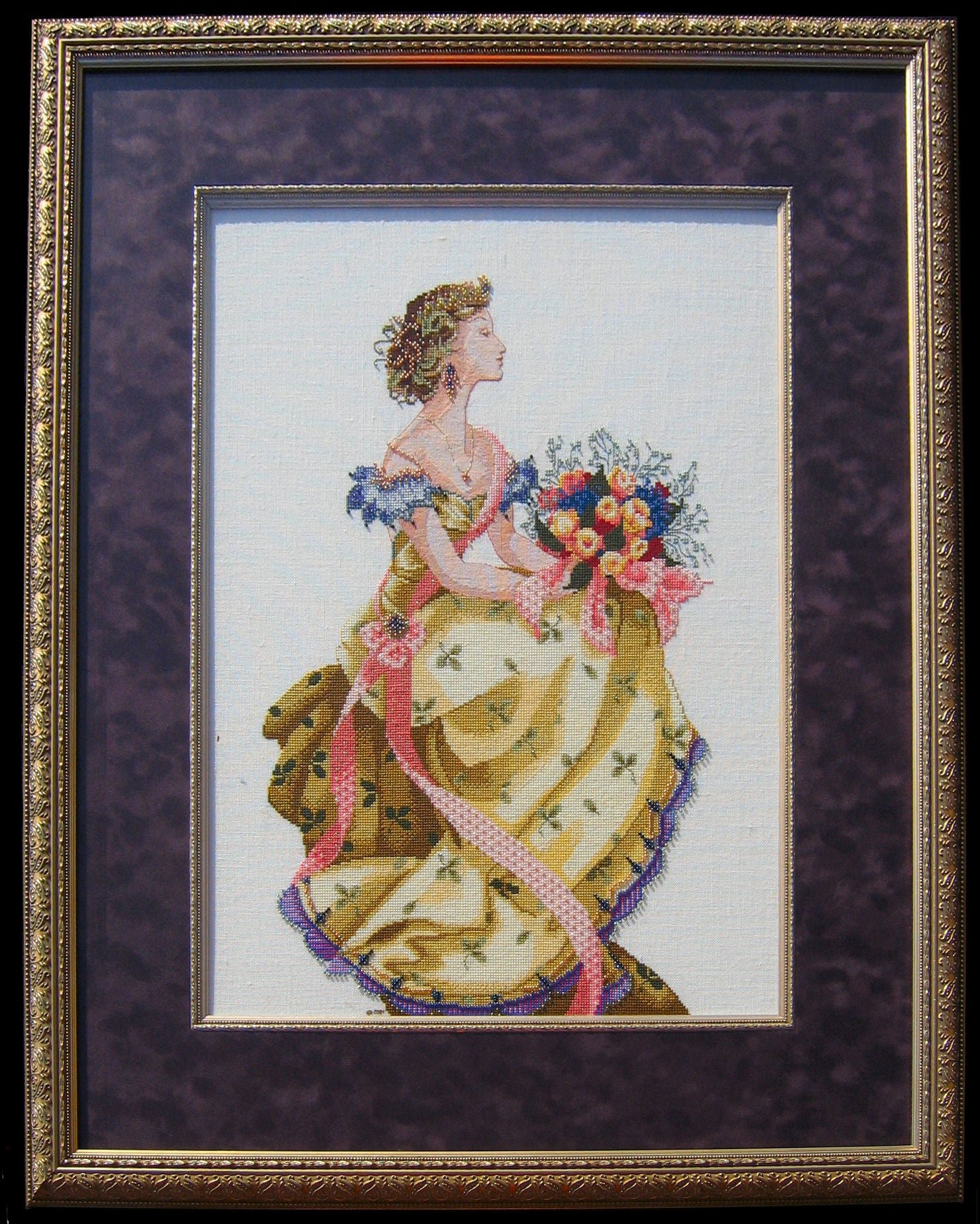 Mirabilia Spring Queen MD34 cross stitch pattern