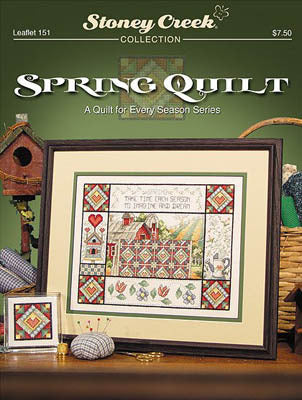 Stoney Creek Spring Quilt LFT151 cross stitch booklet
