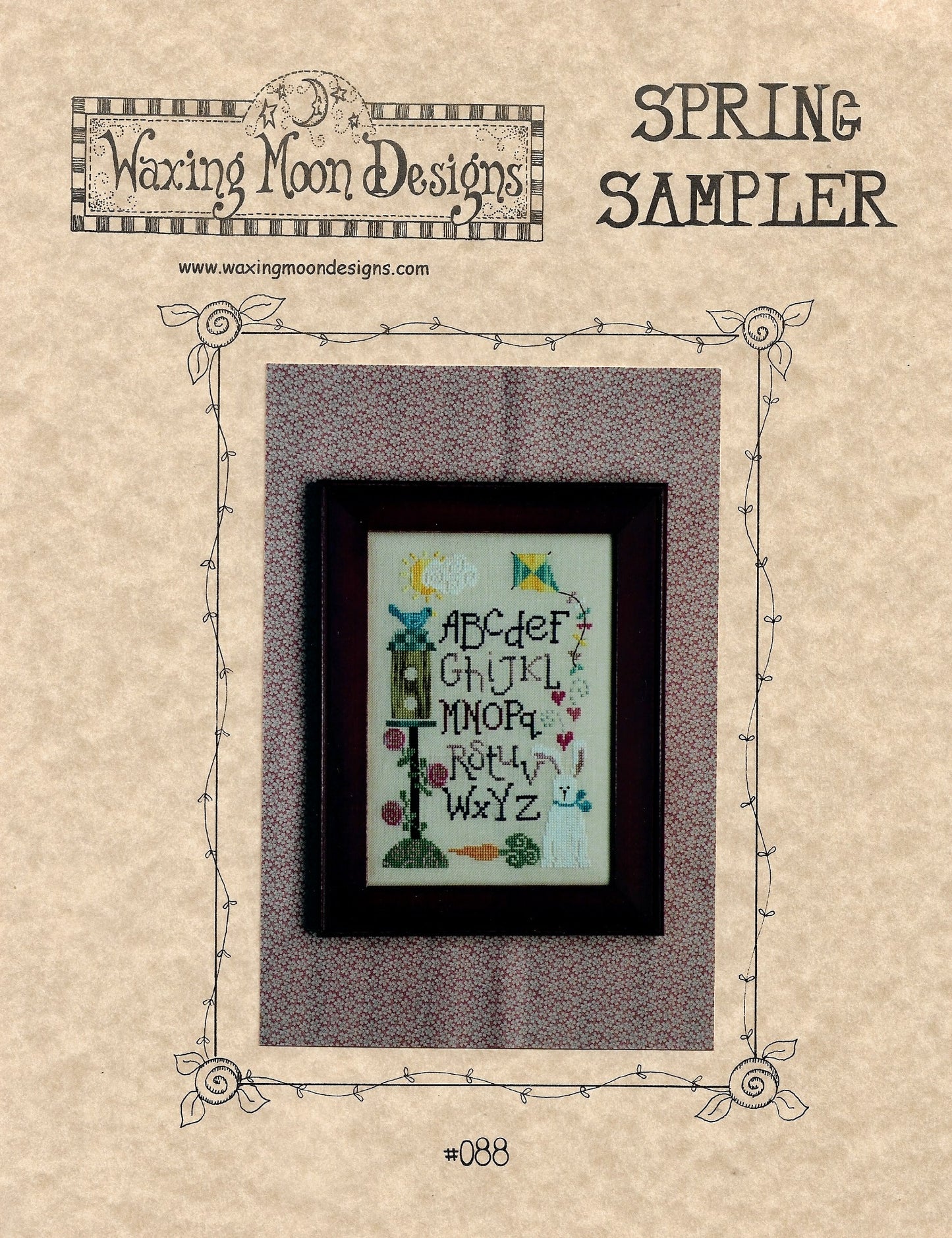 Waxing Moon Spring Sampler 088 cross stitch pattern 