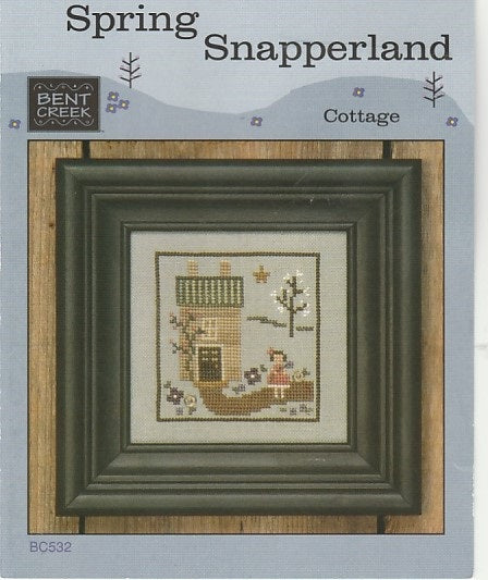 Bent Creek Spring Snapperland - Cottage cross stitch pattern