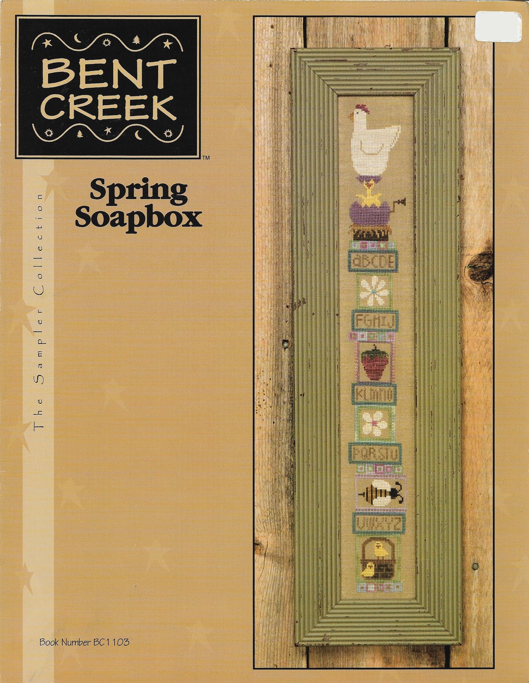 Bent Creek Spring Soapbox BC1103 cross stitch pattern