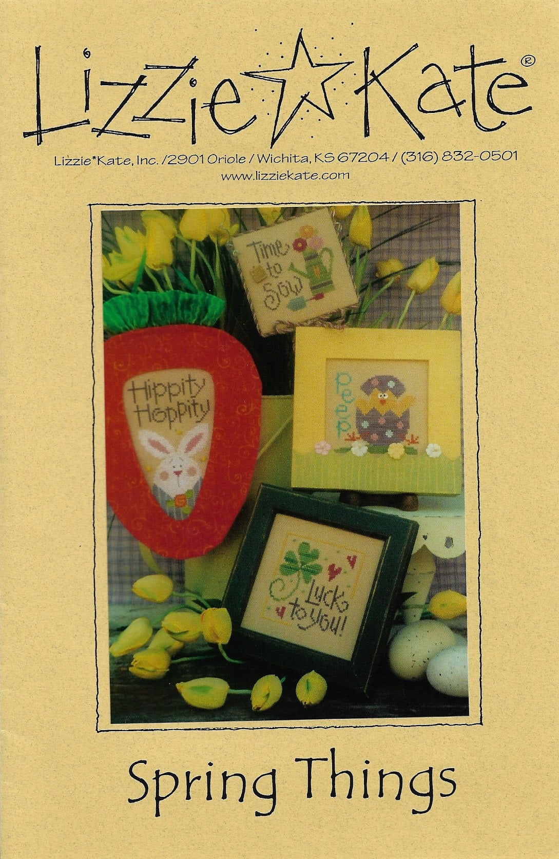 Lizzie Kate Spring Things LK122 cross stitch pattern