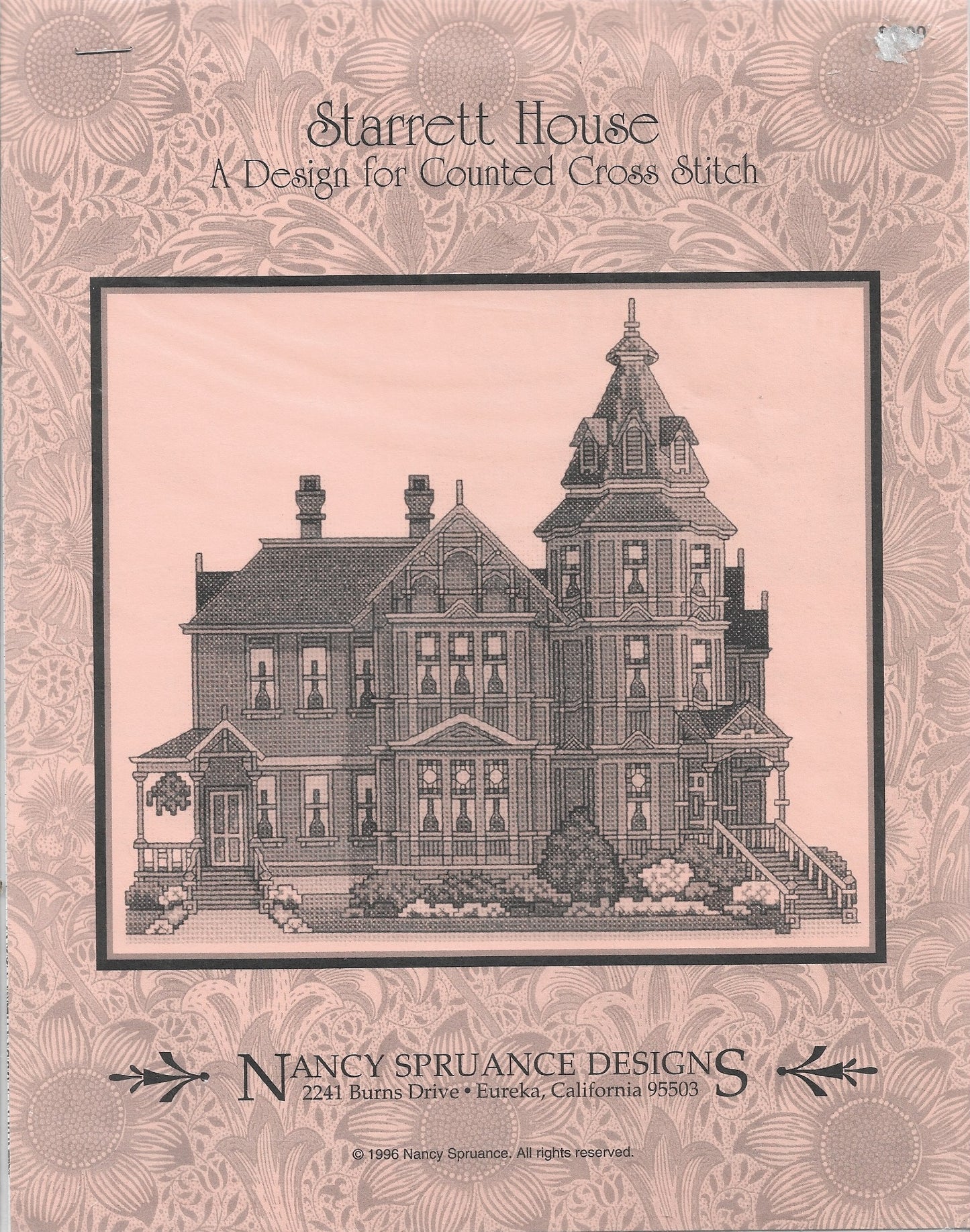 Nancy Spruance Designs Starrett House cross stitch pattern