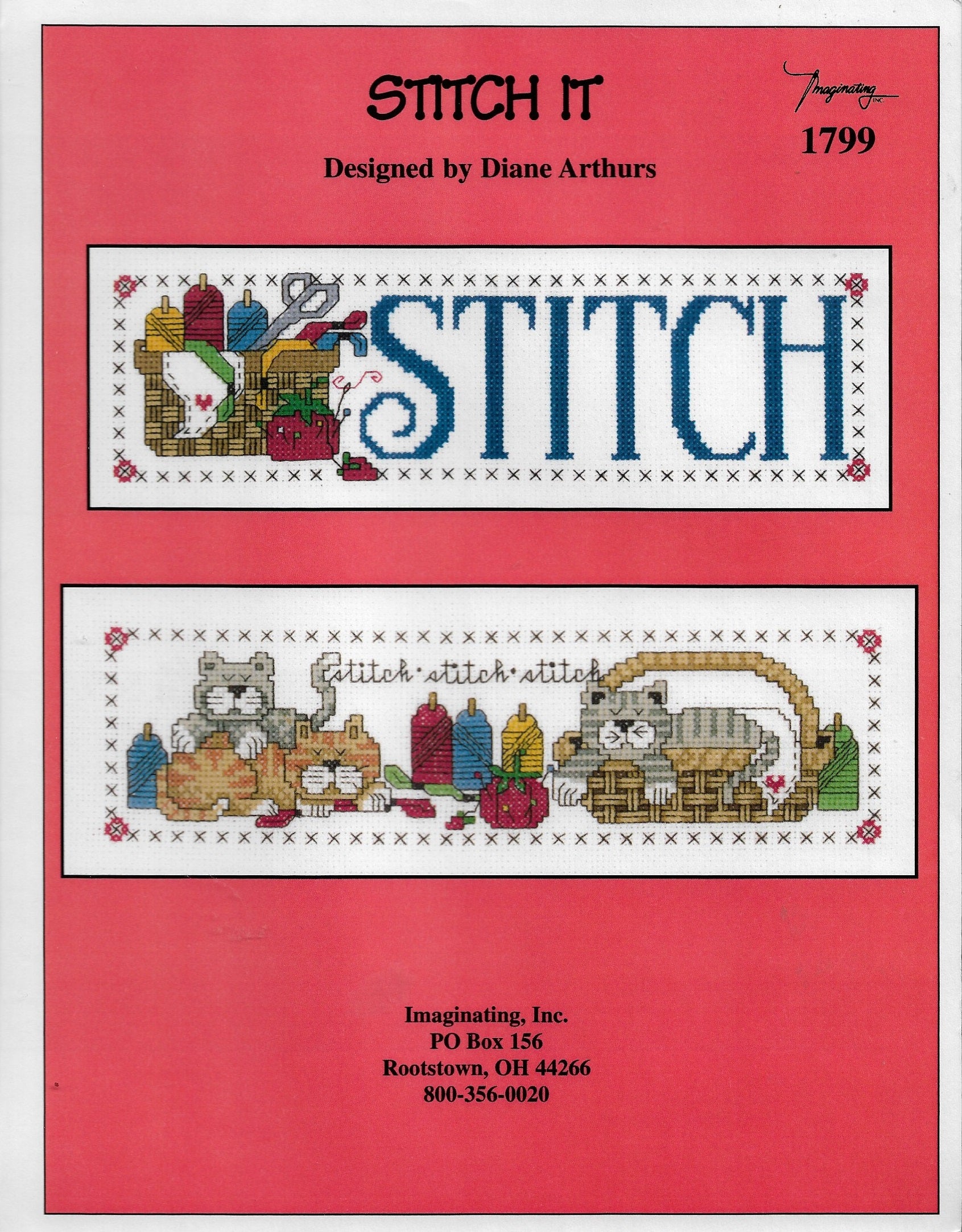 Imaginating Stitch It cross stitch pattern