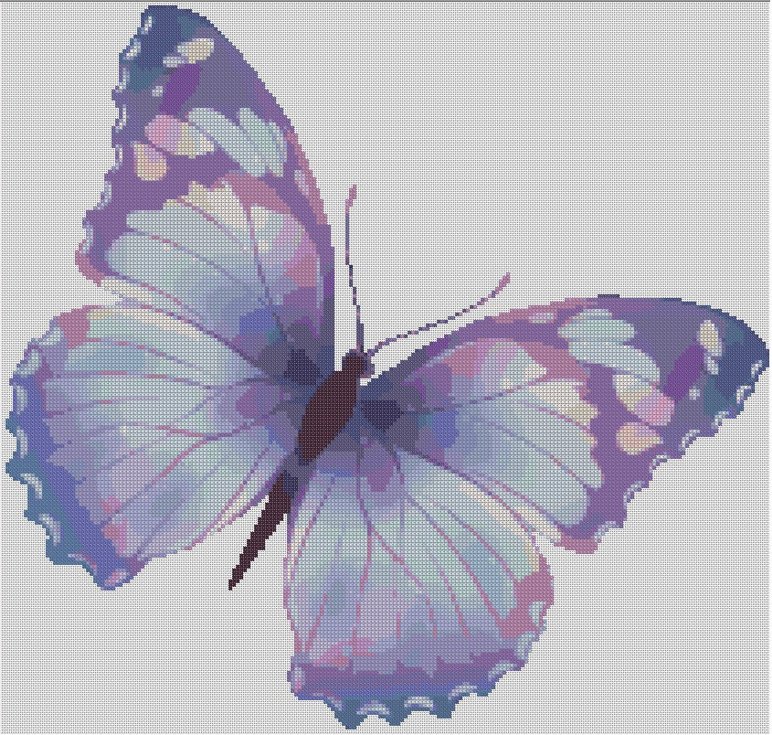 Purple Butterfly pattern