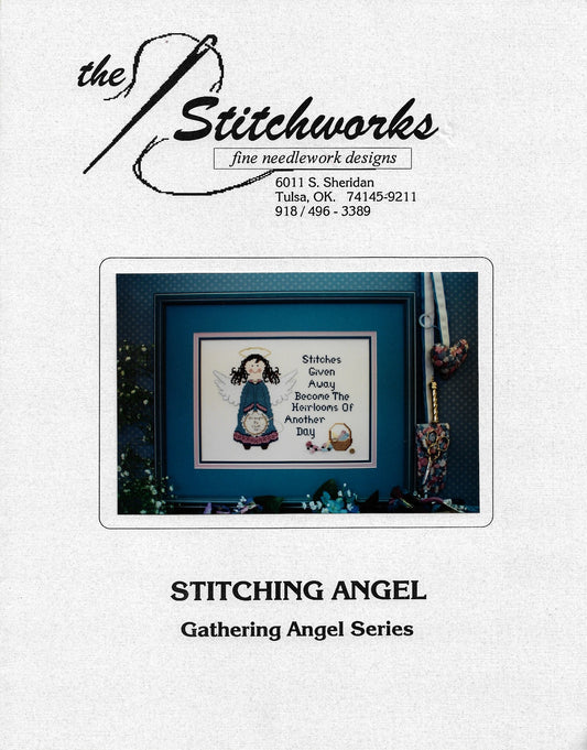Stitchworks Stitching Angel cross stitch pattern
