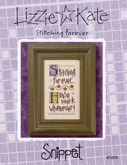 Lizzie Kate Stitching Forever S88 cross stitch pattern