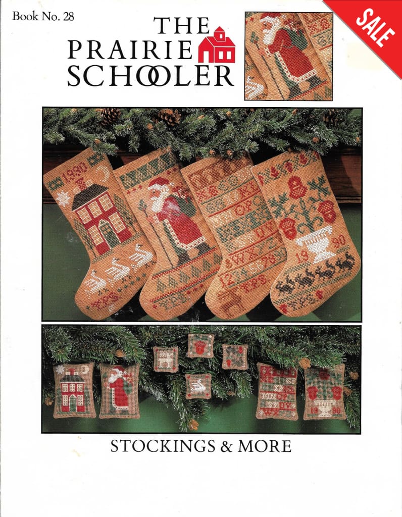 Prairie Schooler Stockings & More PS28 christmas cross stitch pattern