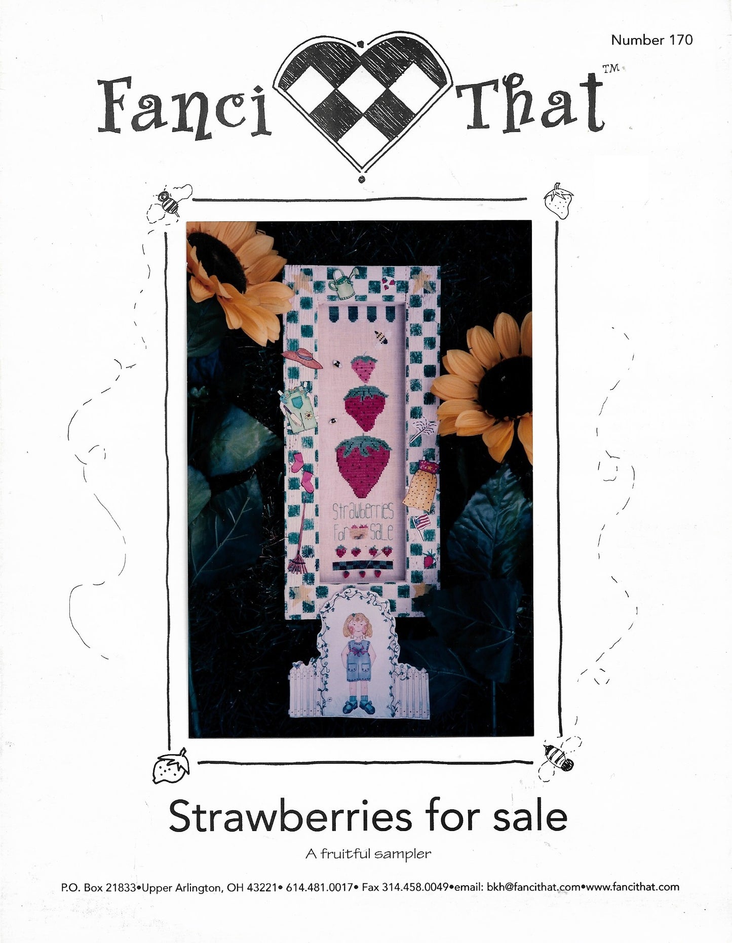 Fanci That Strawberries For Sale 170 cross stitch pattern