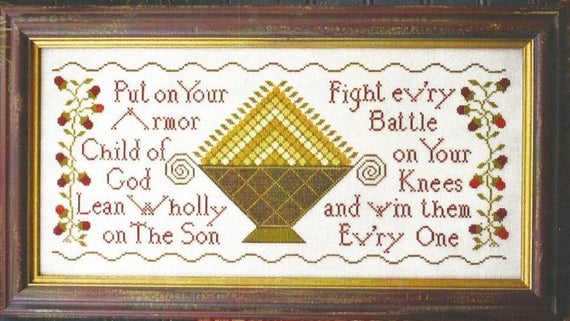 Strong in the Lord pattern – Sandra's Stitch Stash
