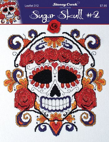 Stoney Creek Sugar Skull #2 pattern LFT312 cross stitch pattern