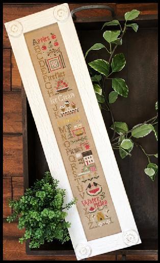 Little House Needleworks Summer ABC's LHN172 cross stitch pattern