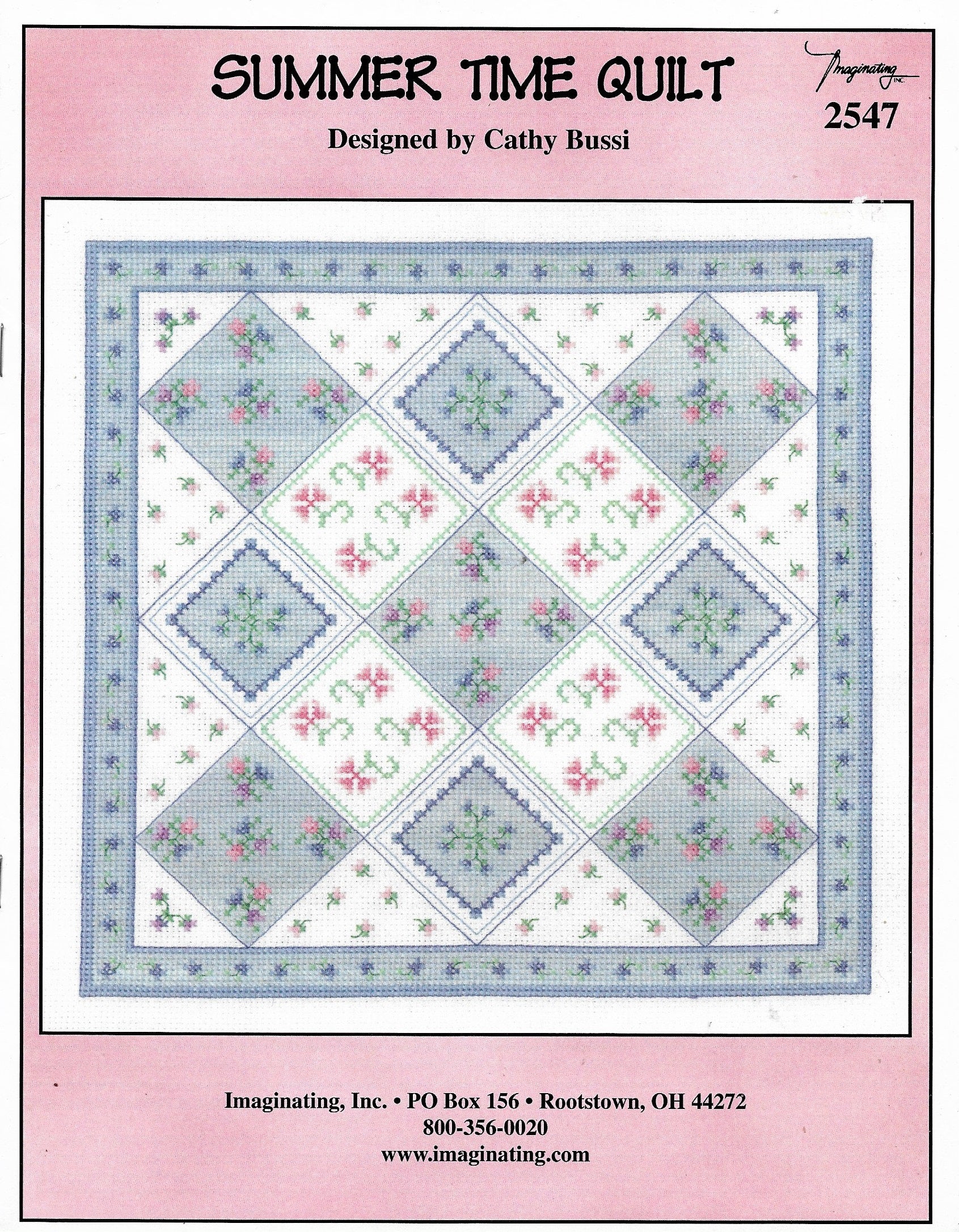 Imaginating Summer Time Quilt 2547 cross stitch pattern