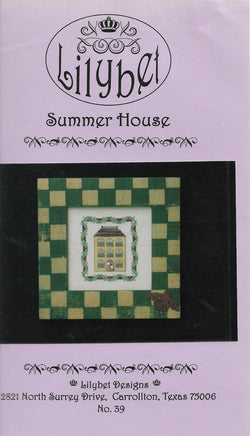 Lilybet Summer House cross stitch pattern