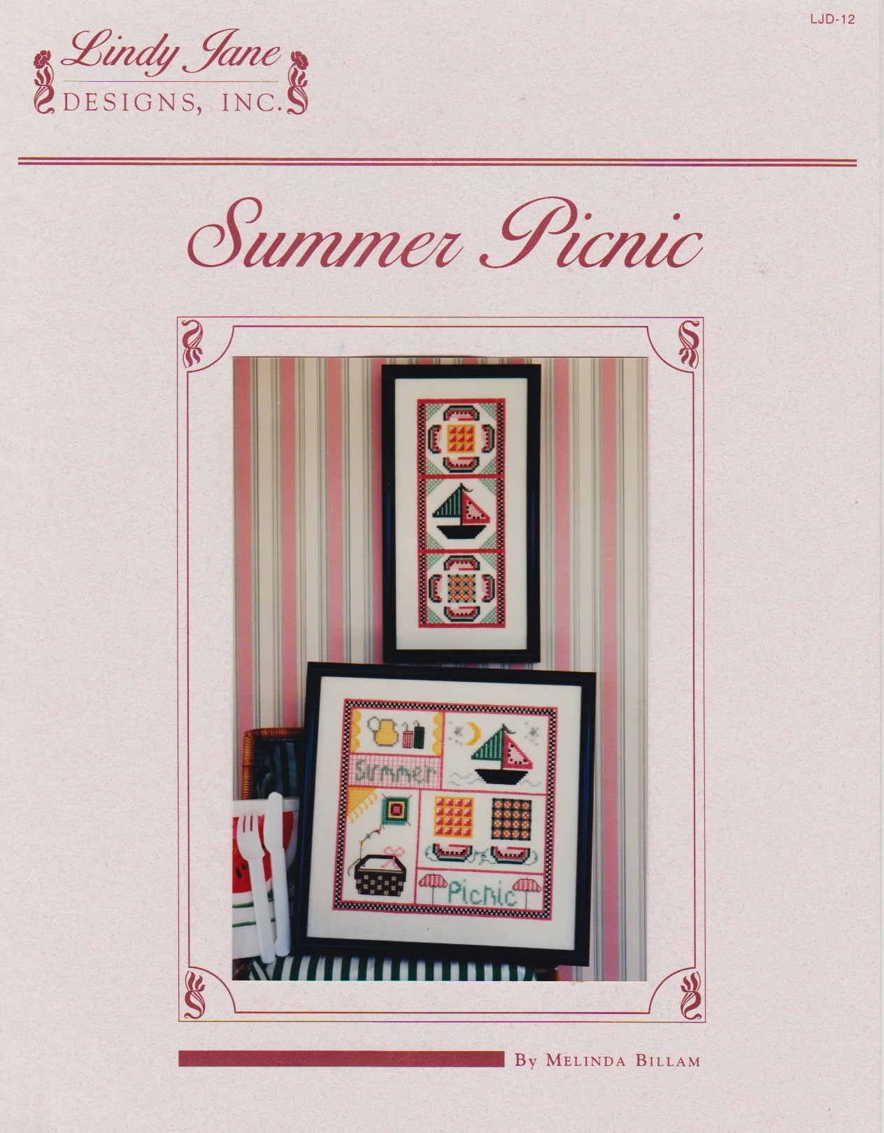 Lindy Jane Summer Picnic LJD-12 cross stitch pattern