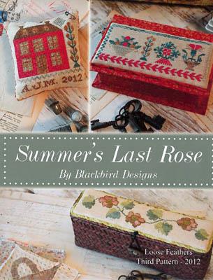 Blackbird Designs Summer's Last Rose cross stitch pattern
