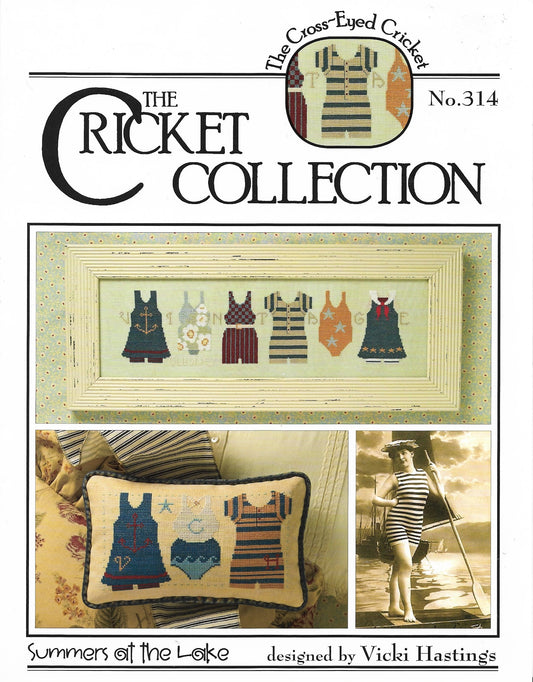 Cricket Collection Summers at the lake CC314 cross stitch pattern