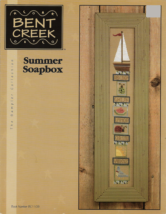 Bent Creek Summer Soapbox cross stitch pattern