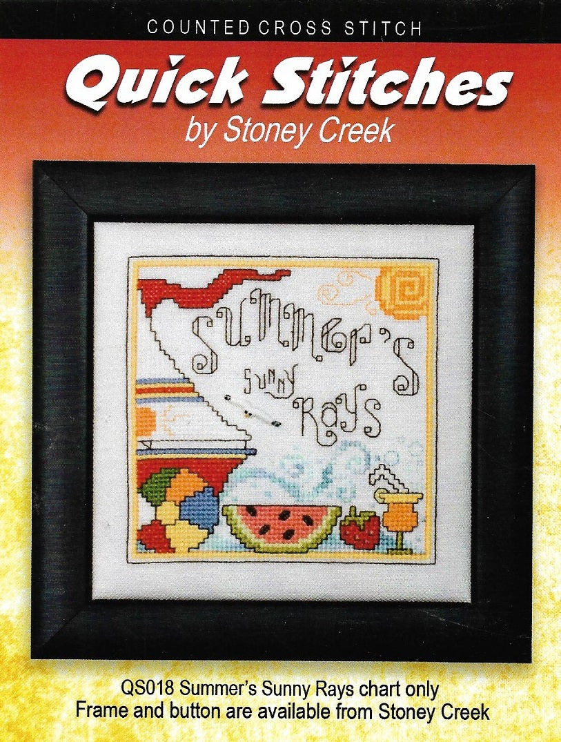 Stoney Creek Summer's Sunny Rays QS018 cross stitch pattern