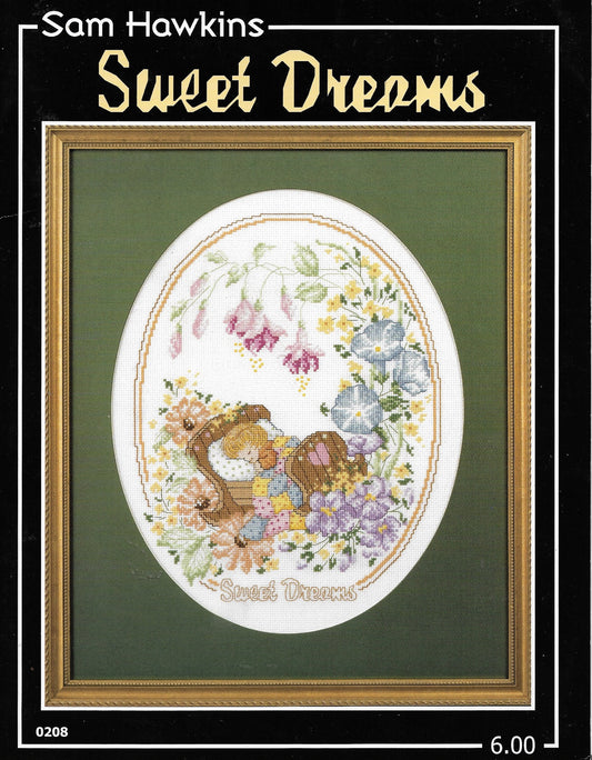 Sam Hawkins Sweet Dreams baby cross stitch pattern