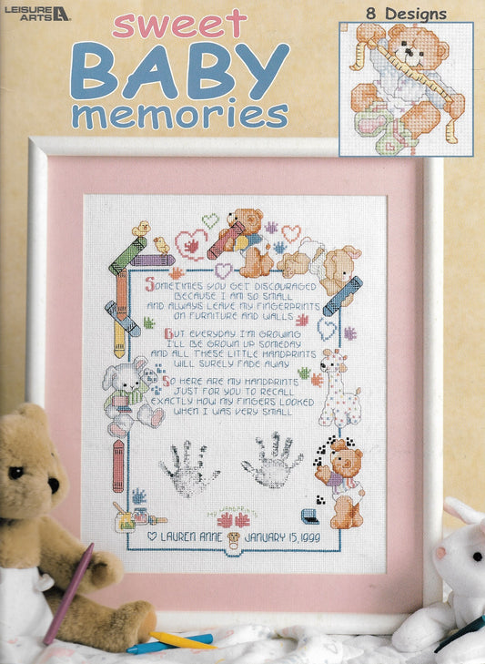 Leisure Arts Sweet Baby Memories 3206 cross stitch pattern