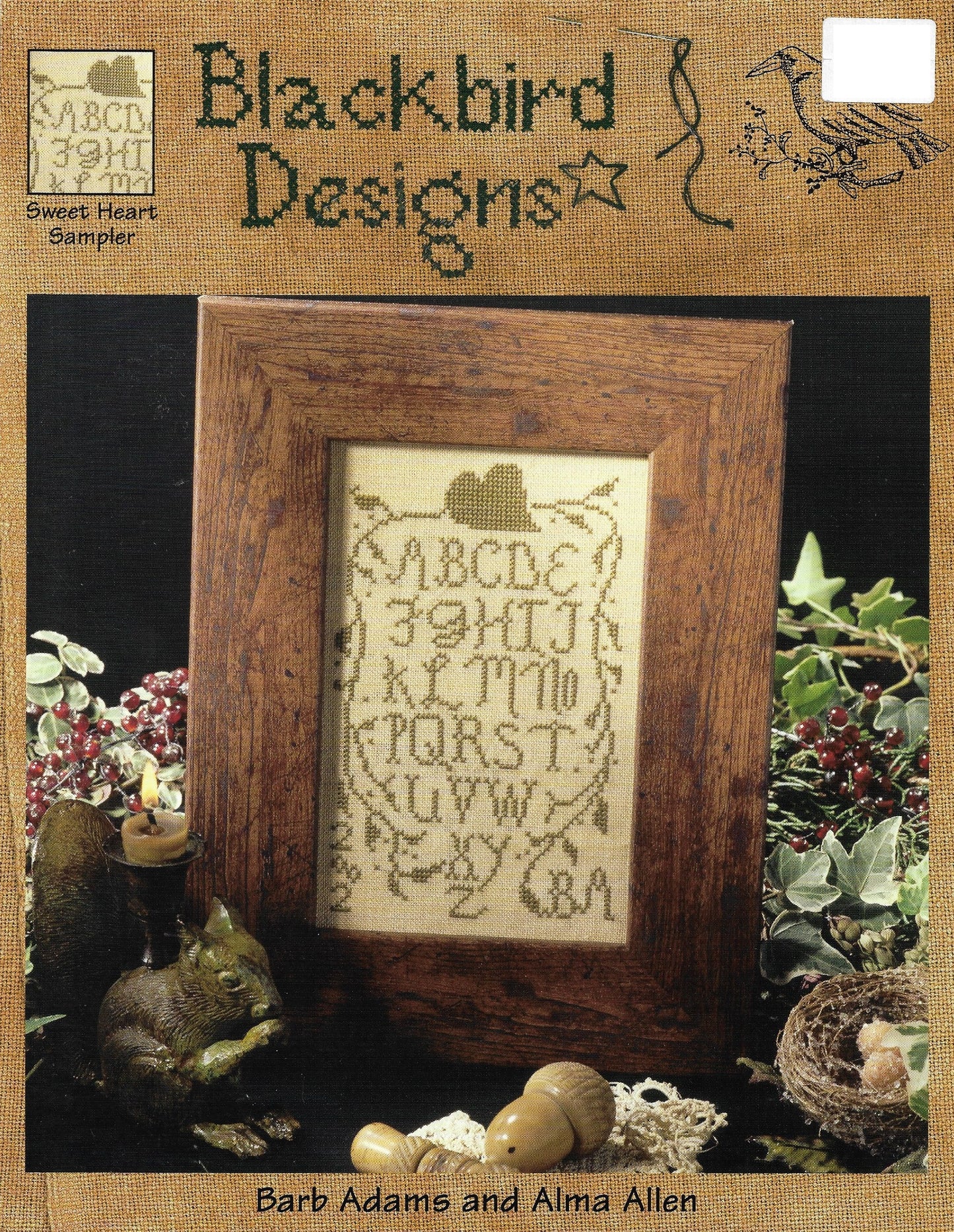 Blackbird Designs Sweet Heart Sampler cross stitch pattern