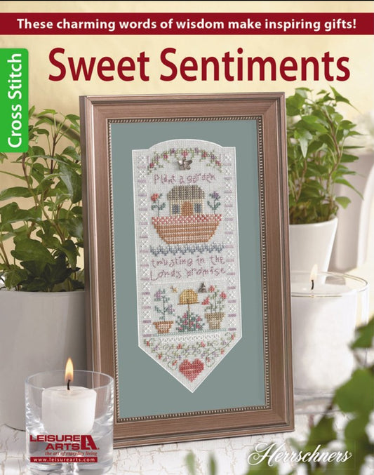 Leisure Arts Sweet Sentiments 6282 cross stitch pattern