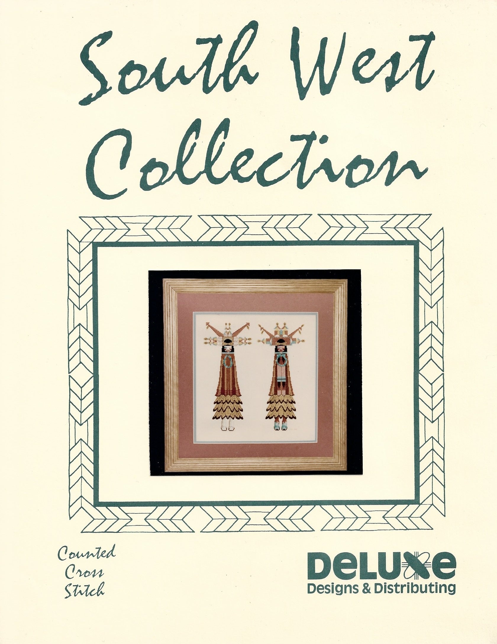 Deluxe Designs Hopi Taka Kachina southwest collection native american cross stitch pattern