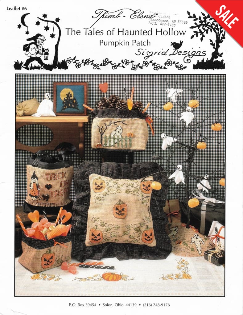 Sigrid Designs The Tales of Haunted Hollow halloween cross stitch pattern