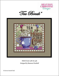 Shannon Christine Tea Break cross stitch pattern