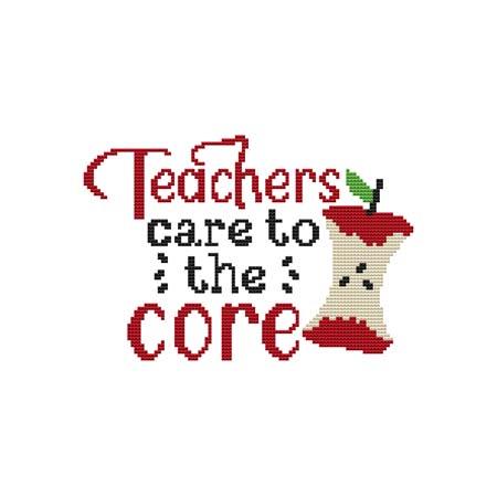 Teachers Care To The Core pattern