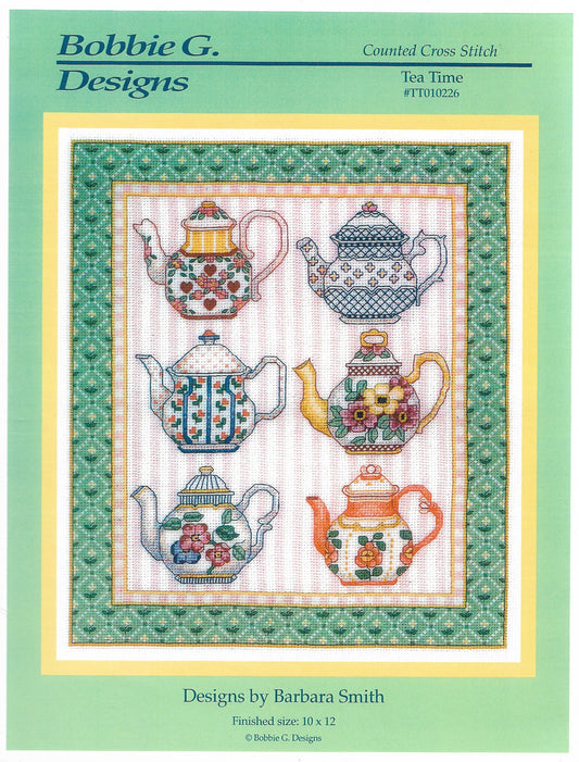 Bobbie G. Tea Time TT010226 cross stitch pattern