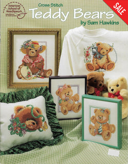 American School of Needlework Teddy Bears 3620 cross stitch pattern