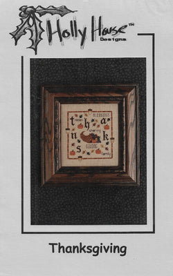 Holly House Thanksgiving cross stitch pattern