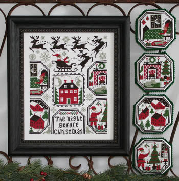 Prairie Schooler The Night Before Christmas PS199 cross stitch pattern