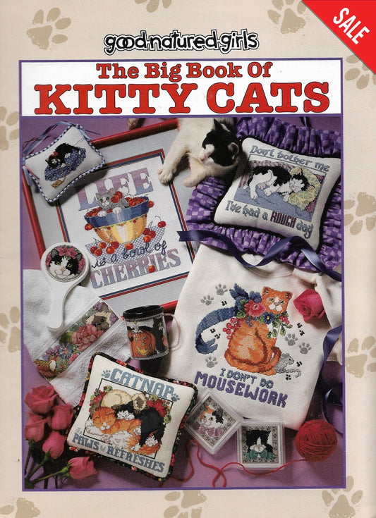 Good Natured Girls Big Book of Kitty Cats 24510 cross stitch pattern