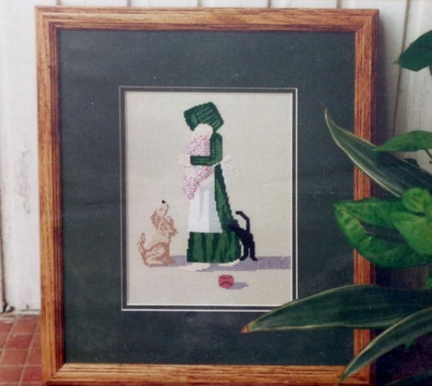 Diane Graebner The End of a Busy Day DG-16 Amish cross stitch pattern