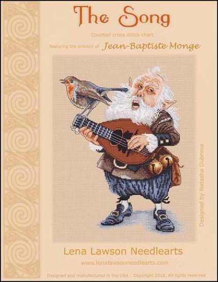 Lena Lawson The Song OOP by Jean-Baptiste Monge cross stitch pattern